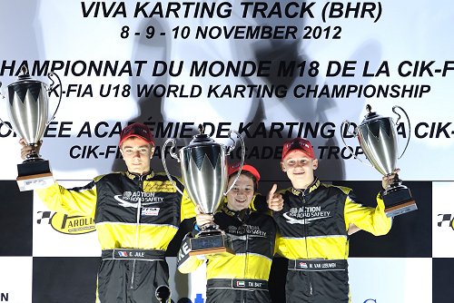 KNAF Martijn van Leeuwen CIK FIA Karting Academy Trophy Bahrein